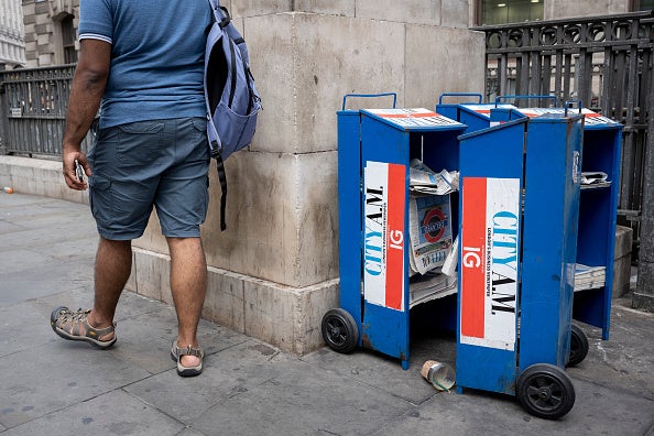 City AM distribution point