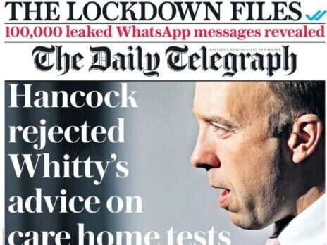 Telegraph vindicated by IPSO over 'Whatsapp files' Matt Hancock front page